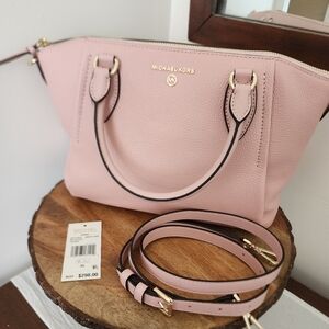 Michael Kors Sienna Medium Satchel-Smokey Rose. NWT